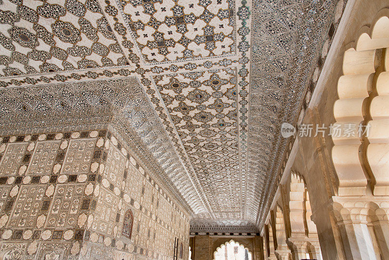 斋浦尔Amer Fort Mirror Hall